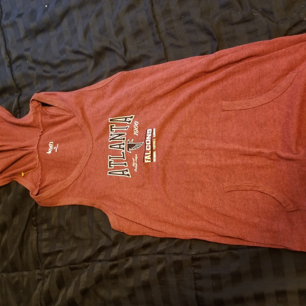 Atlanta Falcons tank top with hood